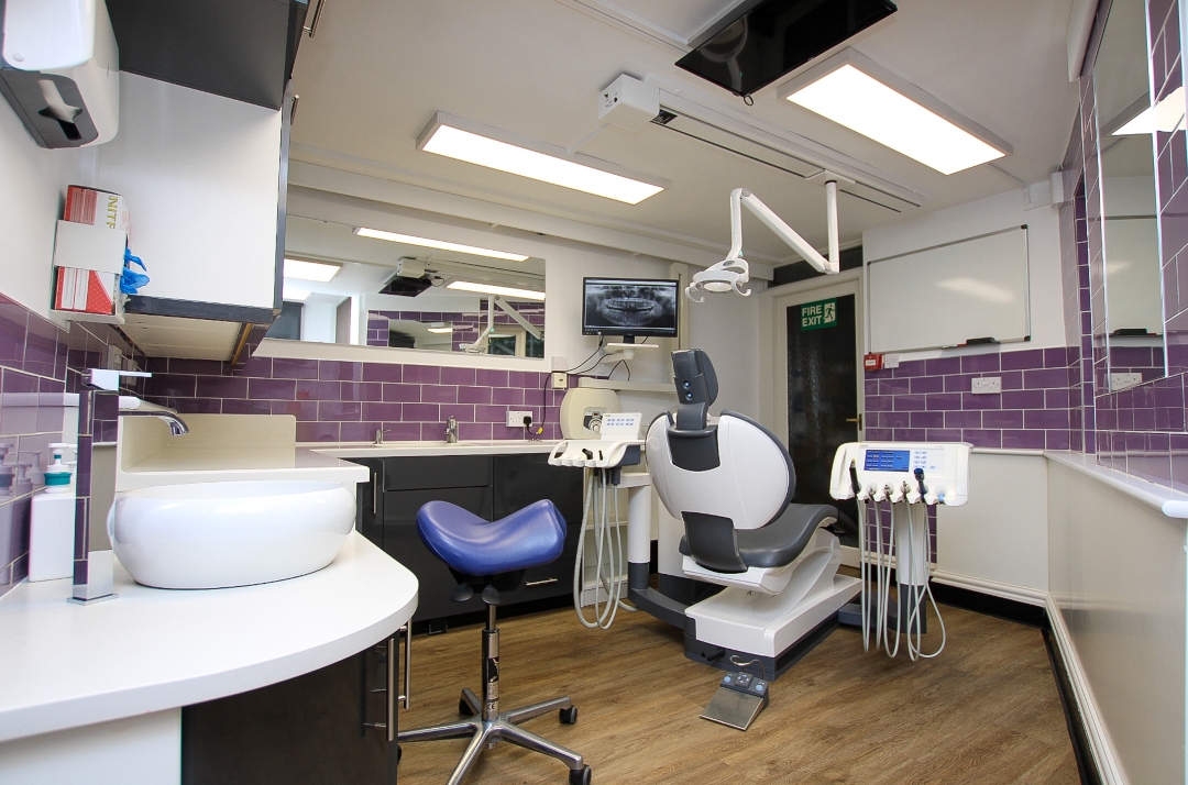 Modern dental surgery room with digital x-ray