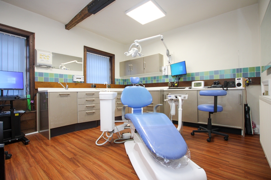 Dental surgery with patient chair